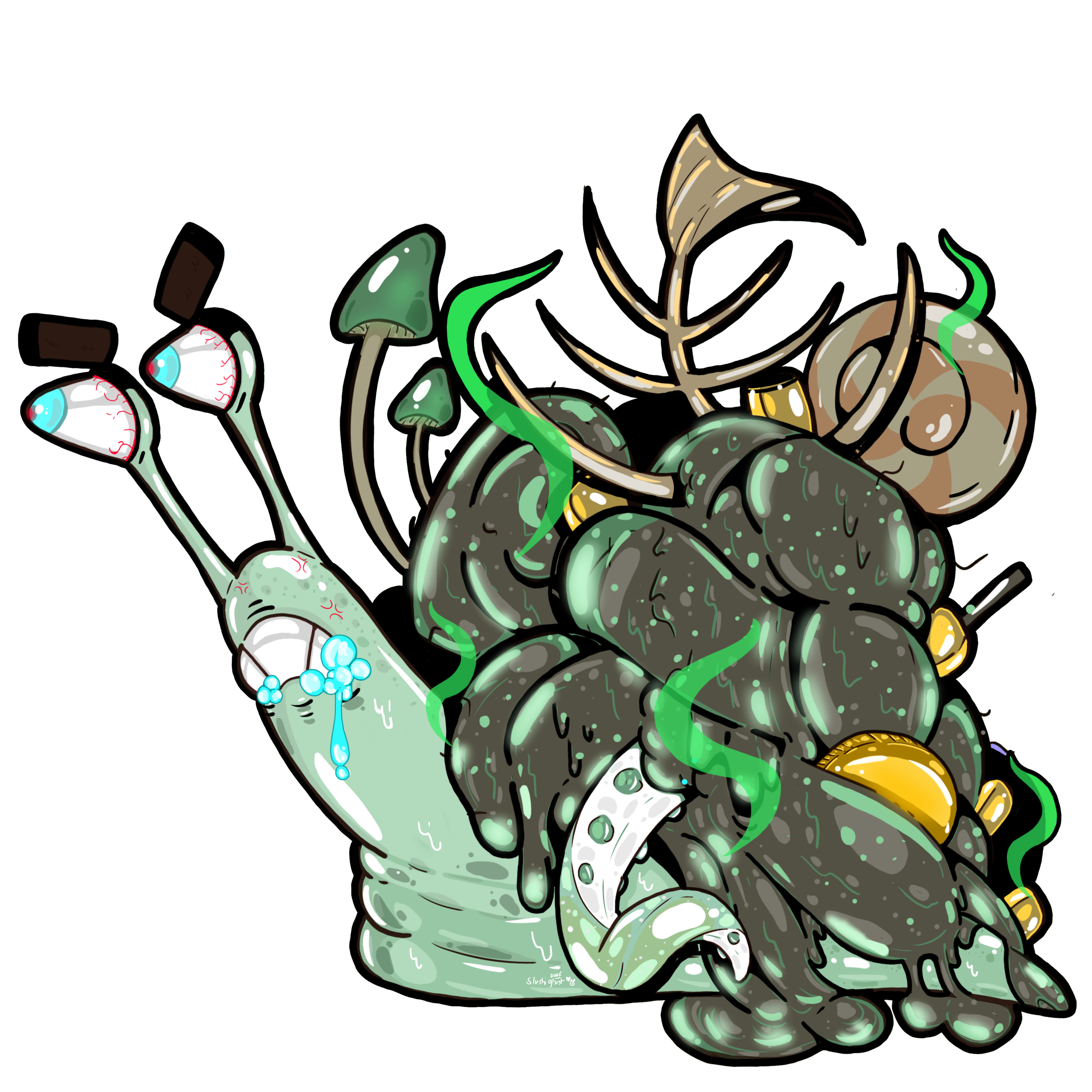 Polluted Snail Tshirt