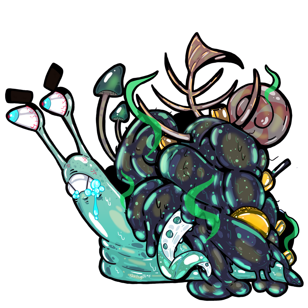 Polluted Snail Tshirt