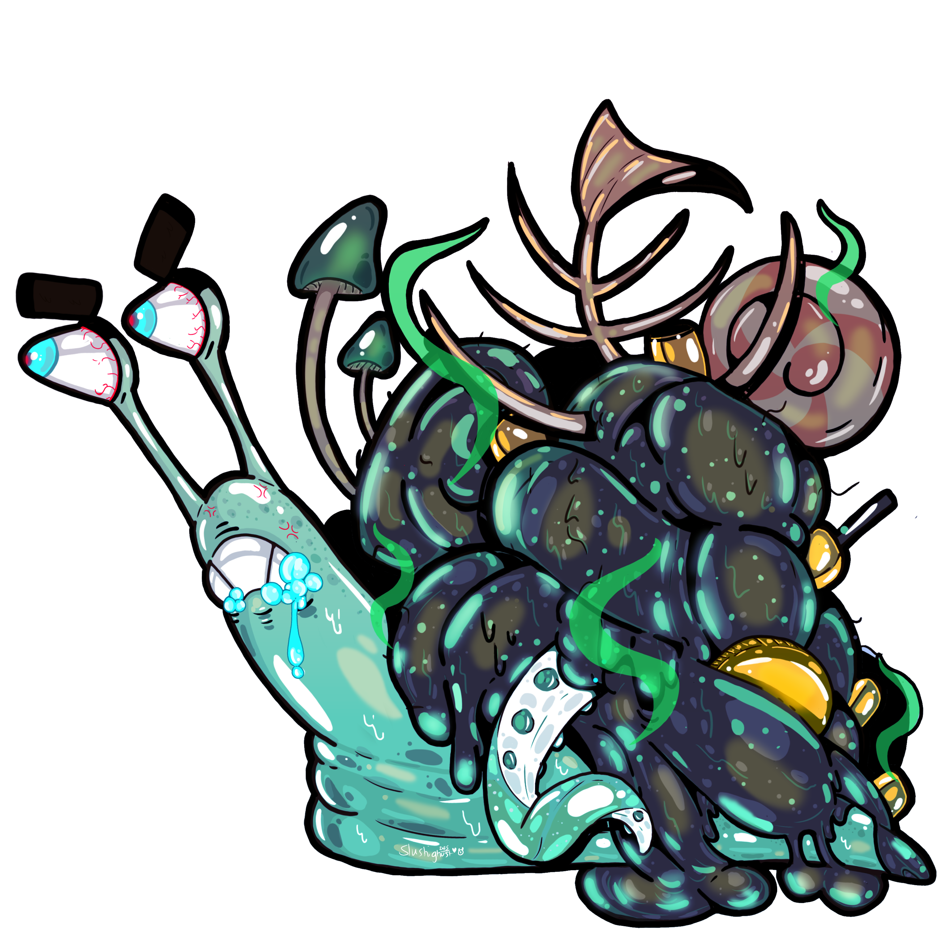 Polluted Snail Tshirt