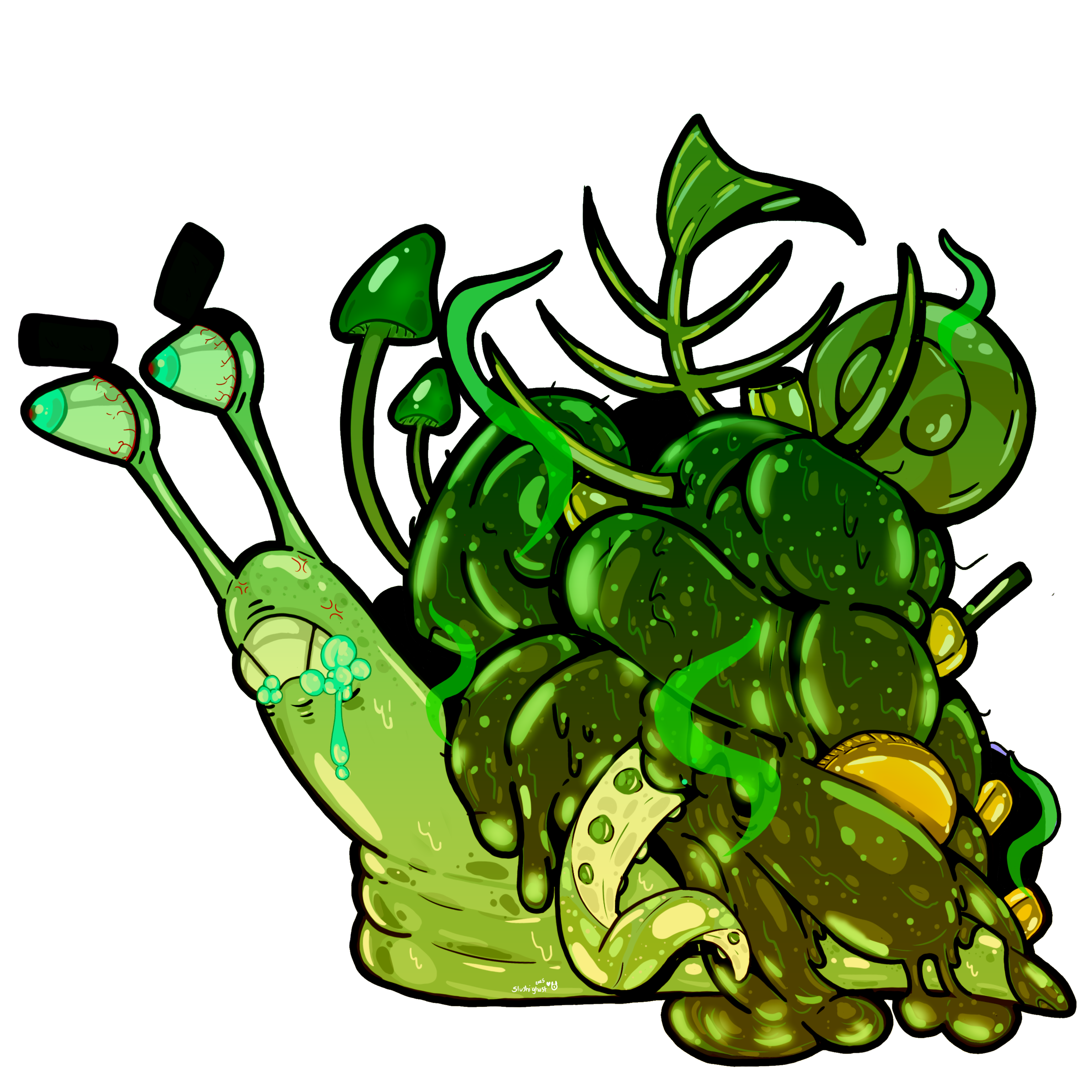 Polluted Snail Tshirt